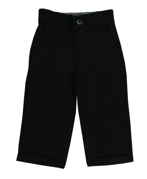 Rugged Butts Black Stretch Chino Pants
