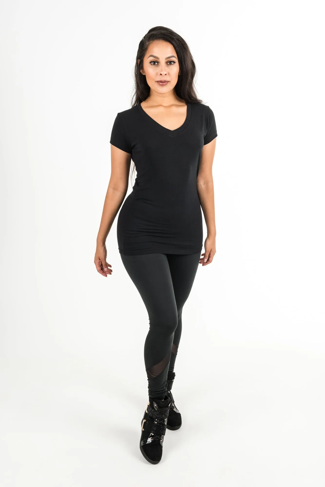 Short Sleeve V-Neck T-Shirt (170AW)