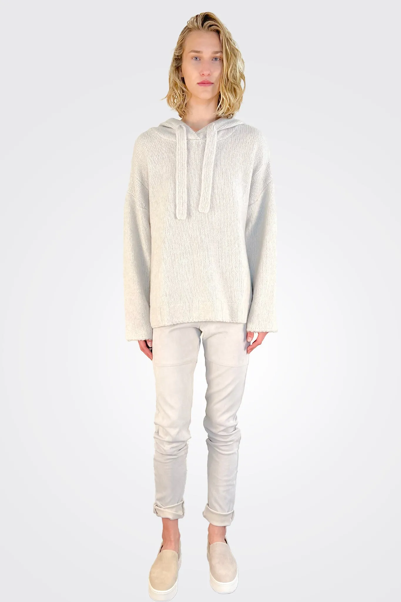 Suede Legging - Chalk