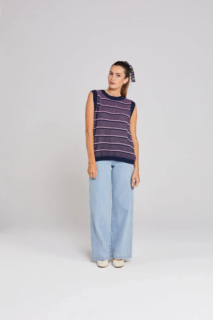 Thing Thing Fizzie Vest - Rosy Nightfall