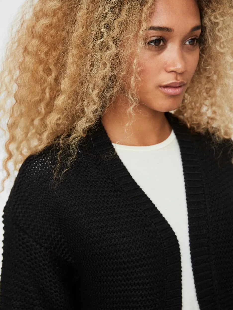 Vmno Name Ls Cardigan - Zwart