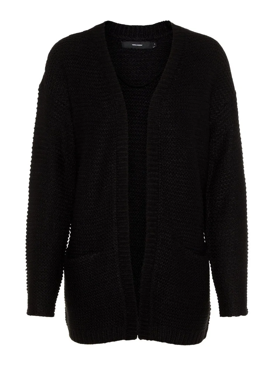 Vmno Name Ls Cardigan - Zwart