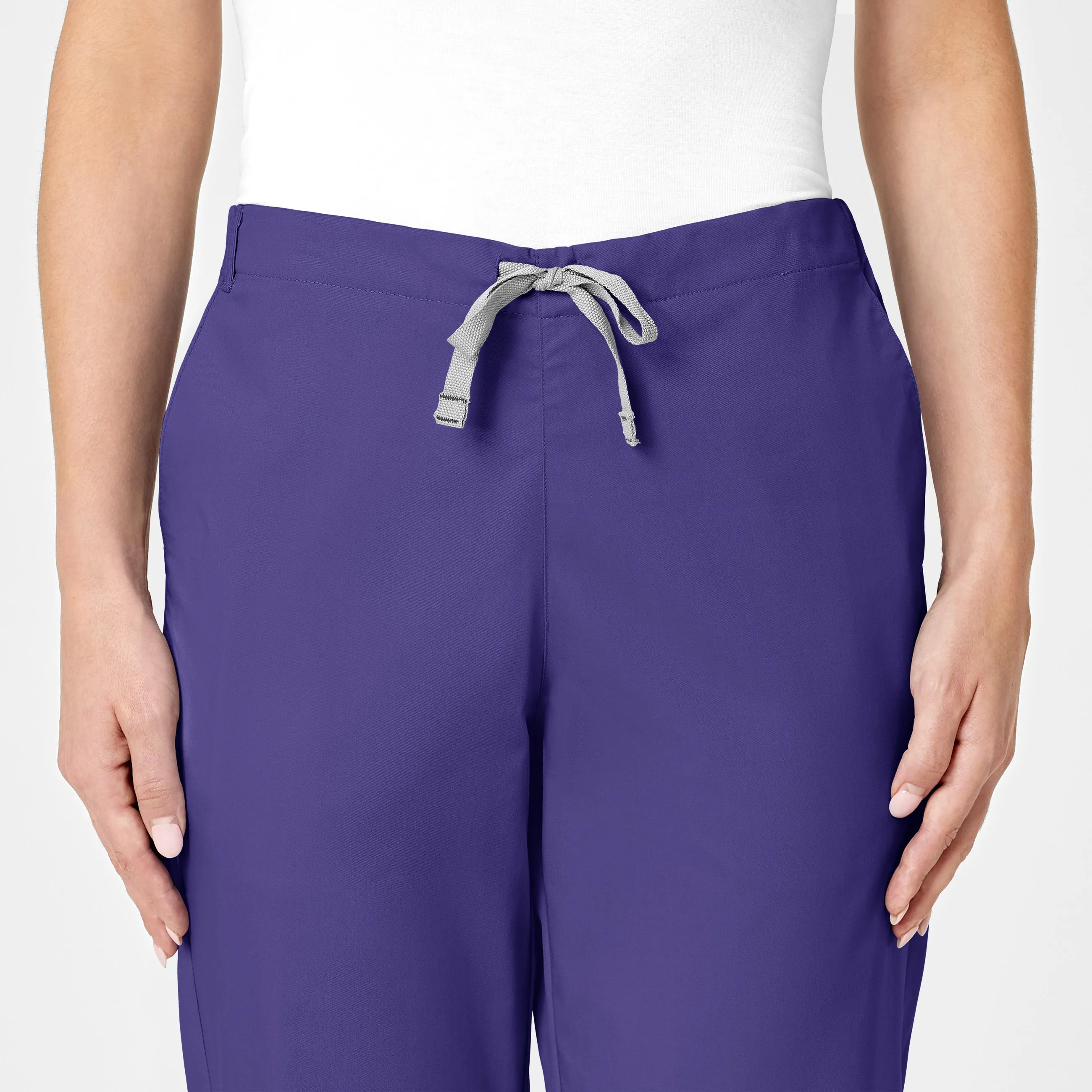 WonderWORK Women's Flare Leg Scrub Pant - Grape