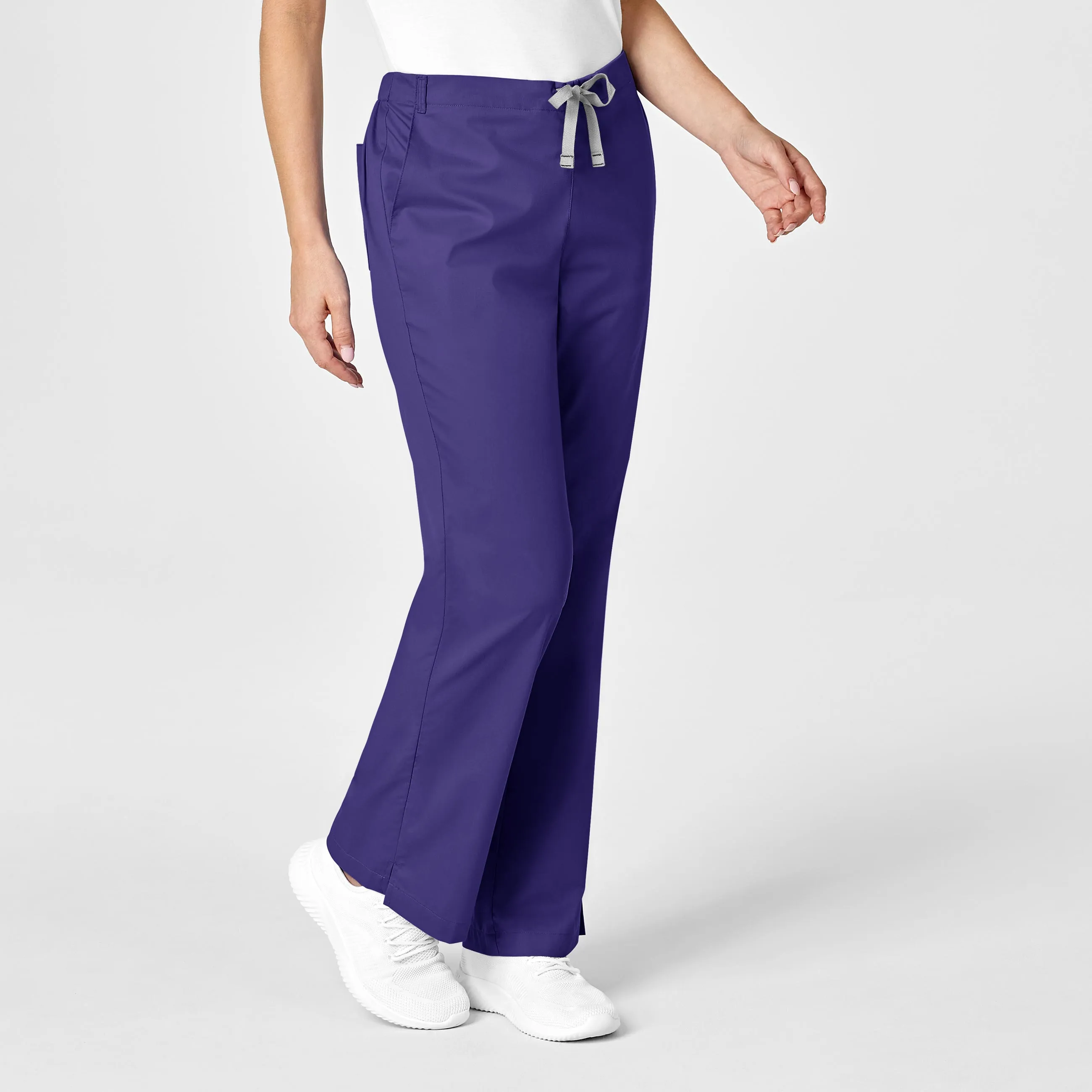 WonderWORK Women's Flare Leg Scrub Pant - Grape