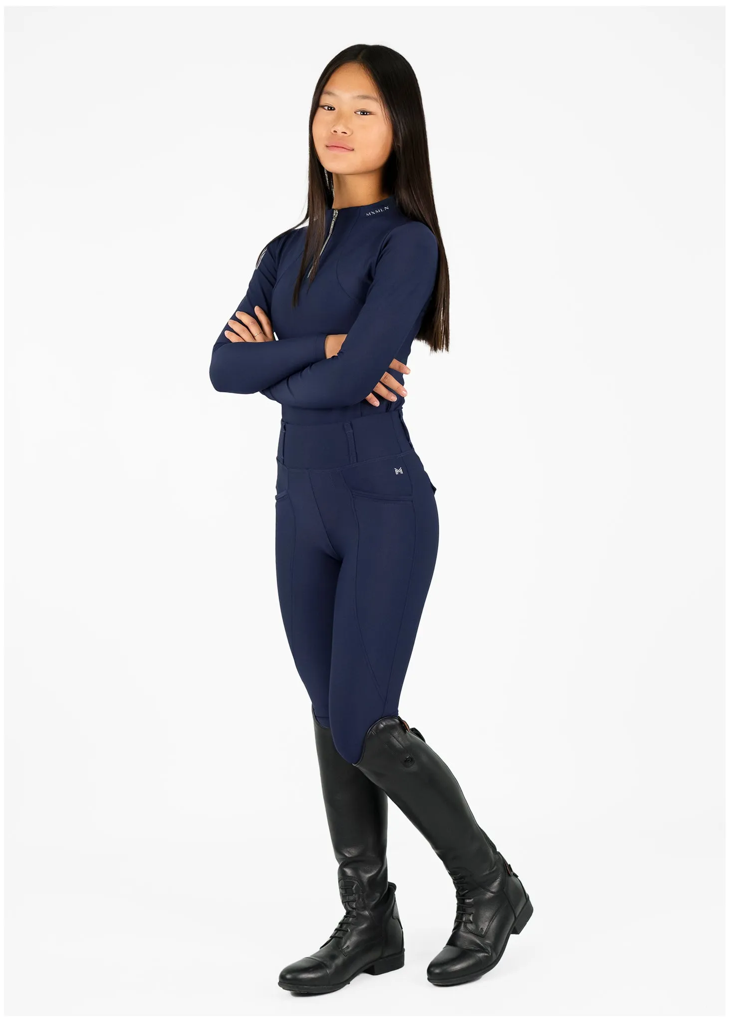 YR Pro Riding Leggings (Navy)